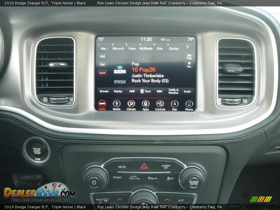 2019 Dodge Charger R/T Triple Nickel / Black Photo #17