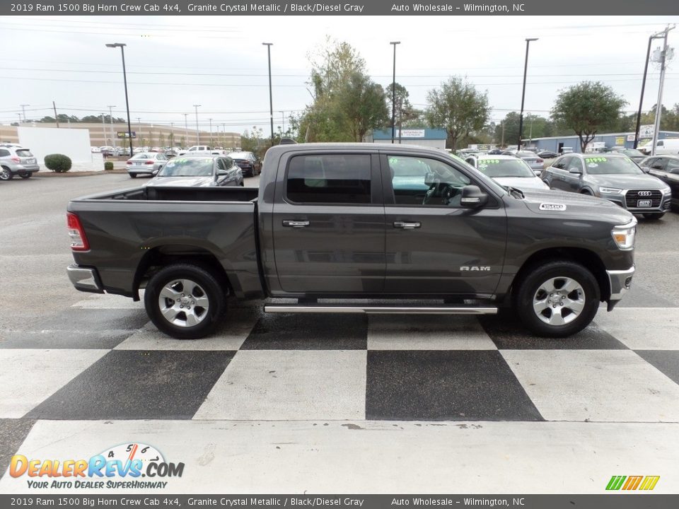 2019 Ram 1500 Big Horn Crew Cab 4x4 Granite Crystal Metallic / Black/Diesel Gray Photo #3