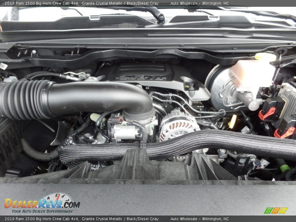 2019 Ram 1500 Big Horn Crew Cab 4x4 Granite Crystal Metallic / Black/Diesel Gray Photo #6