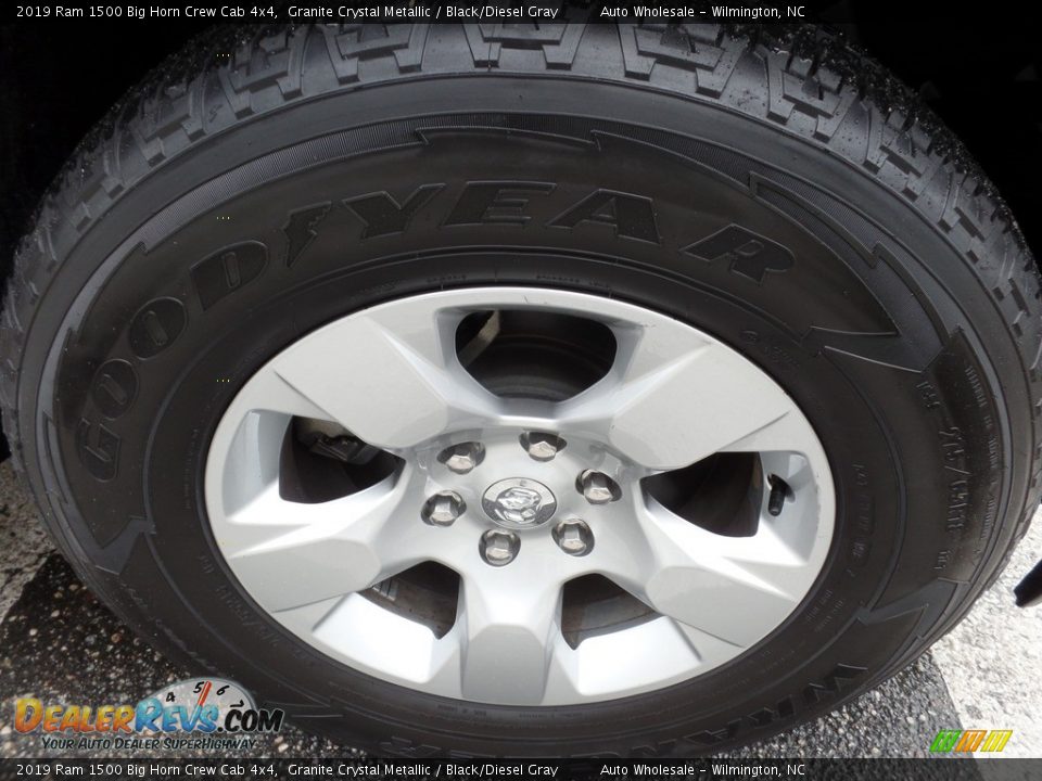 2019 Ram 1500 Big Horn Crew Cab 4x4 Granite Crystal Metallic / Black/Diesel Gray Photo #7