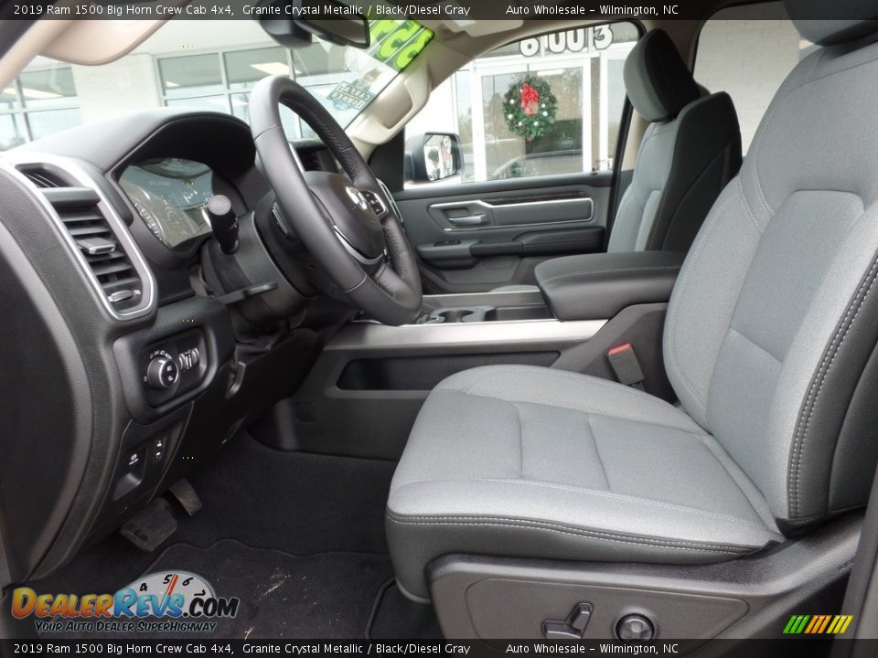 2019 Ram 1500 Big Horn Crew Cab 4x4 Granite Crystal Metallic / Black/Diesel Gray Photo #11