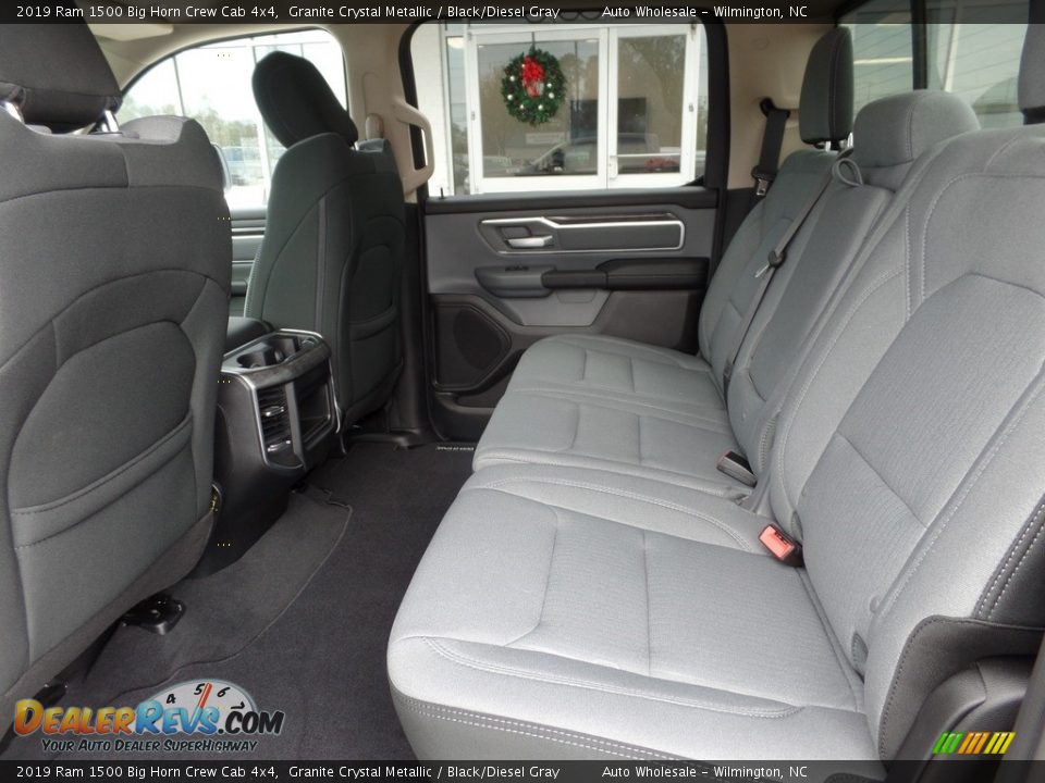 2019 Ram 1500 Big Horn Crew Cab 4x4 Granite Crystal Metallic / Black/Diesel Gray Photo #12