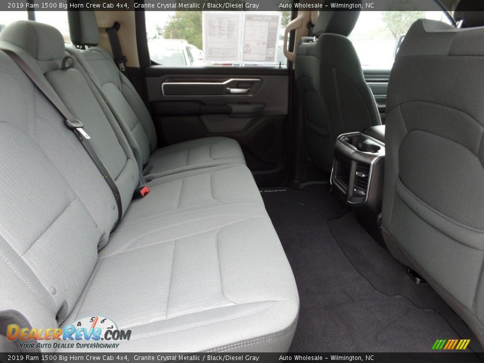 2019 Ram 1500 Big Horn Crew Cab 4x4 Granite Crystal Metallic / Black/Diesel Gray Photo #14