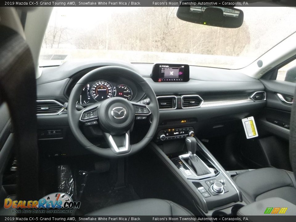 Black Interior - 2019 Mazda CX-5 Grand Touring AWD Photo #9