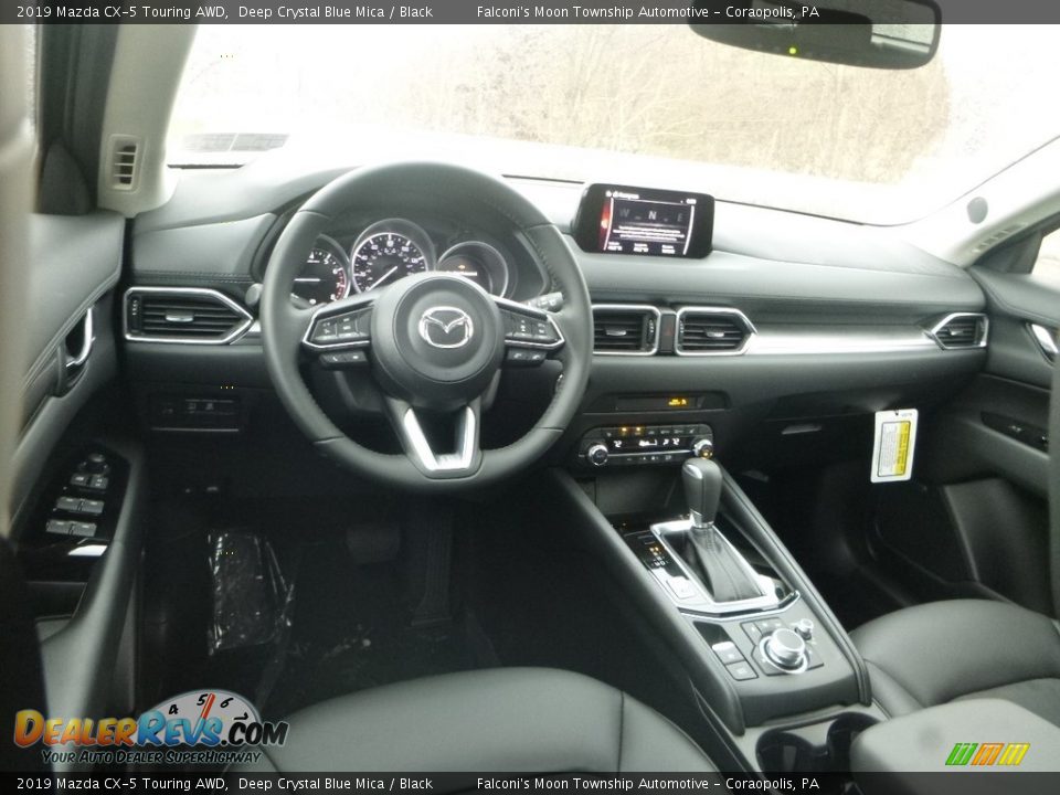 Black Interior - 2019 Mazda CX-5 Touring AWD Photo #9
