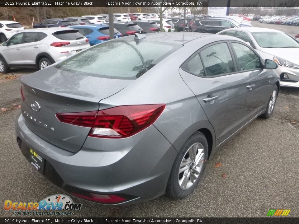 2019 Hyundai Elantra SEL Machine Gray / Black Photo #2