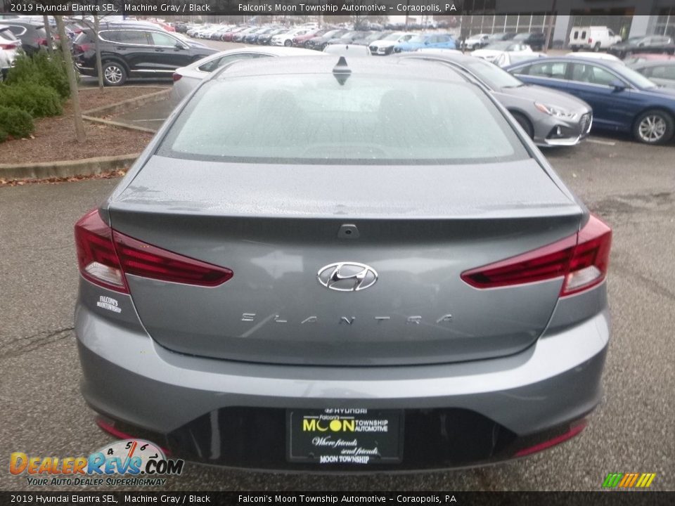 2019 Hyundai Elantra SEL Machine Gray / Black Photo #7