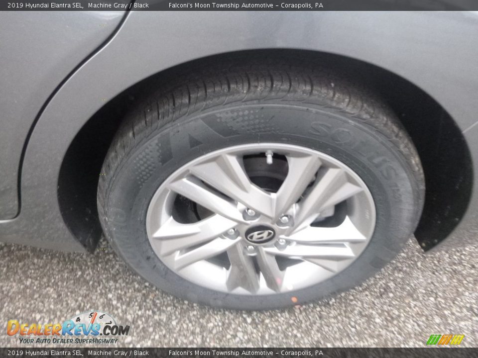 2019 Hyundai Elantra SEL Machine Gray / Black Photo #8