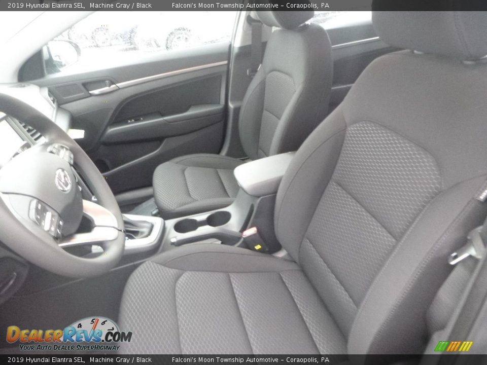 2019 Hyundai Elantra SEL Machine Gray / Black Photo #12