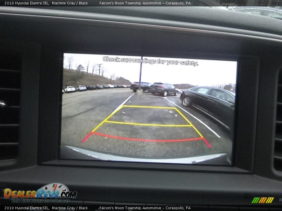 2019 Hyundai Elantra SEL Machine Gray / Black Photo #15