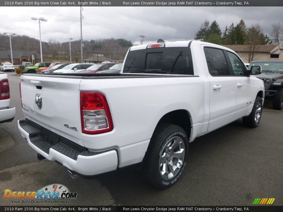 2019 Ram 1500 Big Horn Crew Cab 4x4 Bright White / Black Photo #5