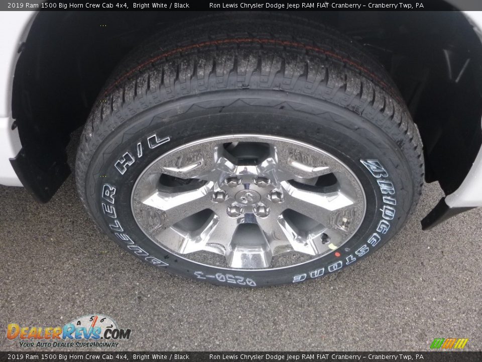 2019 Ram 1500 Big Horn Crew Cab 4x4 Bright White / Black Photo #9