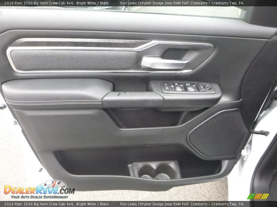 2019 Ram 1500 Big Horn Crew Cab 4x4 Bright White / Black Photo #15