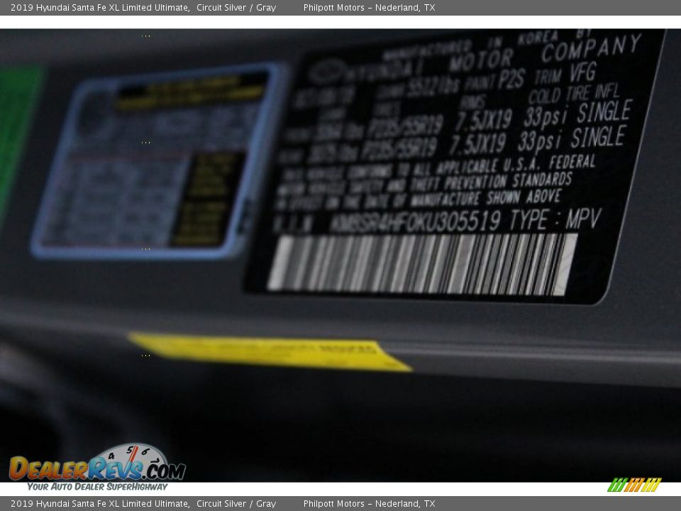 2019 Hyundai Santa Fe XL Limited Ultimate Circuit Silver / Gray Photo #28