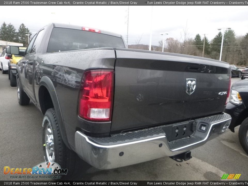 2018 Ram 2500 Tradesman Crew Cab 4x4 Granite Crystal Metallic / Black/Diesel Gray Photo #3