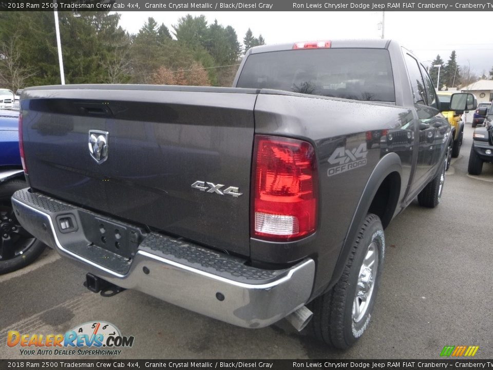 2018 Ram 2500 Tradesman Crew Cab 4x4 Granite Crystal Metallic / Black/Diesel Gray Photo #5