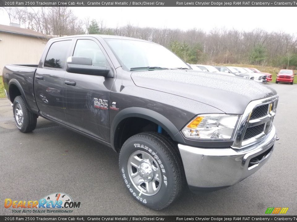 2018 Ram 2500 Tradesman Crew Cab 4x4 Granite Crystal Metallic / Black/Diesel Gray Photo #7