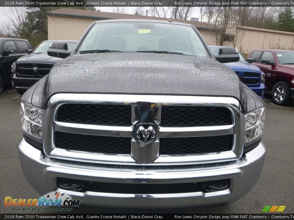 2018 Ram 2500 Tradesman Crew Cab 4x4 Granite Crystal Metallic / Black/Diesel Gray Photo #8