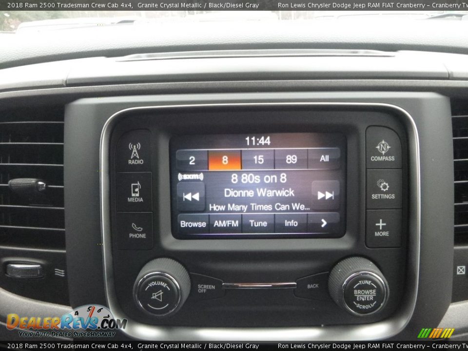 2018 Ram 2500 Tradesman Crew Cab 4x4 Granite Crystal Metallic / Black/Diesel Gray Photo #17