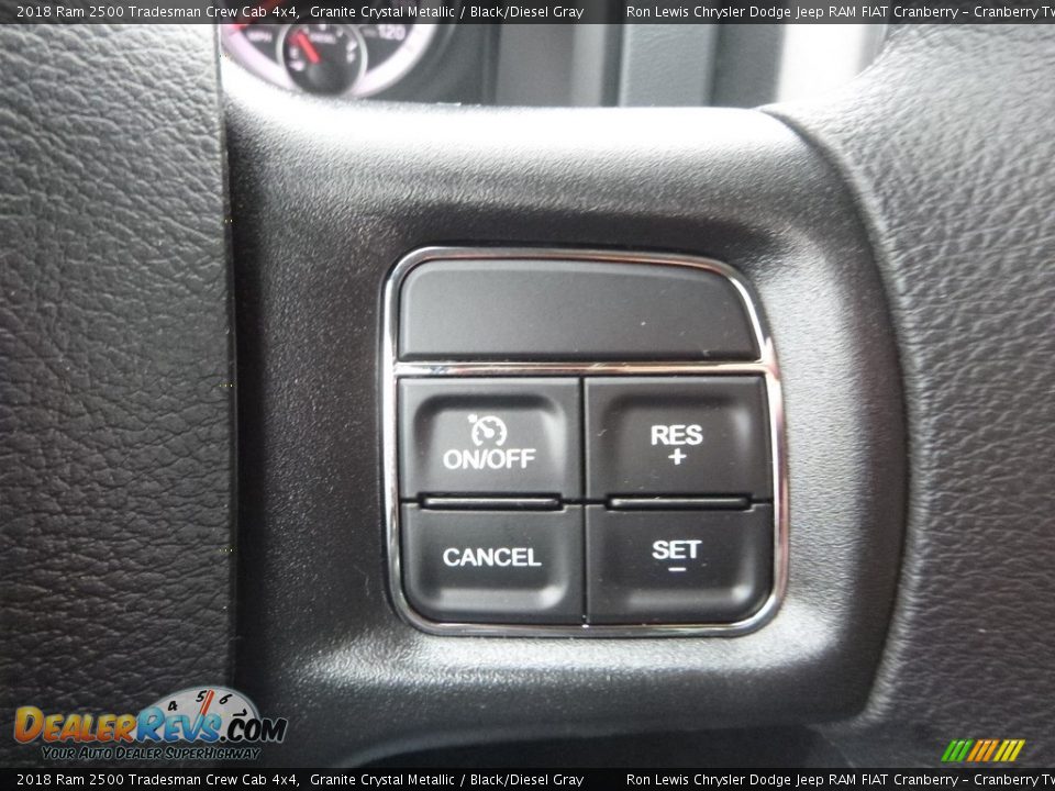 2018 Ram 2500 Tradesman Crew Cab 4x4 Granite Crystal Metallic / Black/Diesel Gray Photo #19