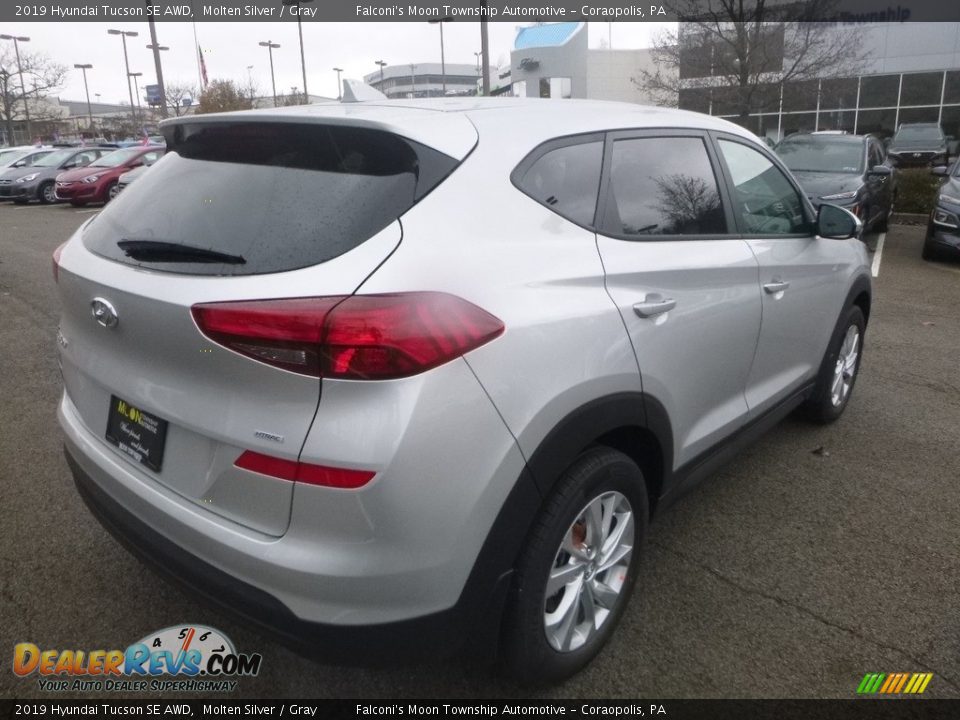 2019 Hyundai Tucson SE AWD Molten Silver / Gray Photo #2