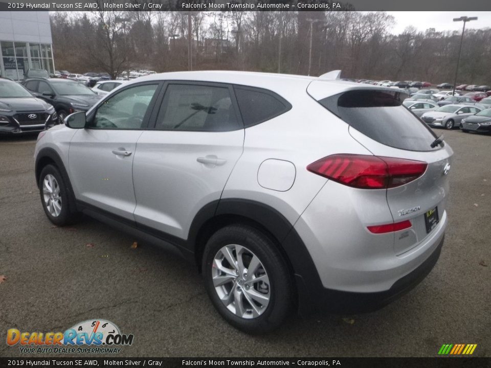 2019 Hyundai Tucson SE AWD Molten Silver / Gray Photo #6