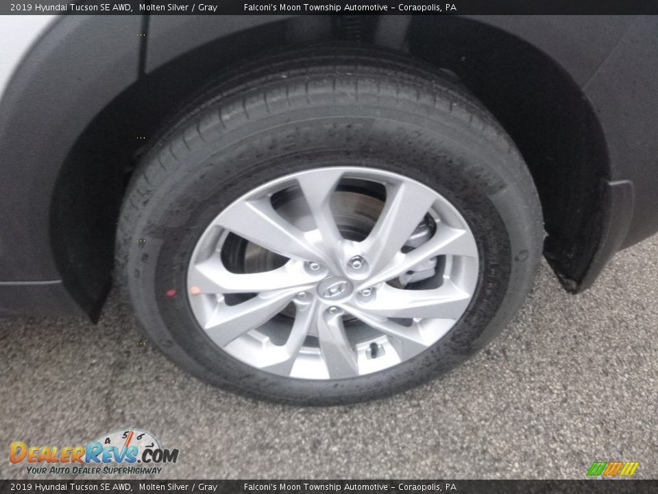 2019 Hyundai Tucson SE AWD Molten Silver / Gray Photo #7