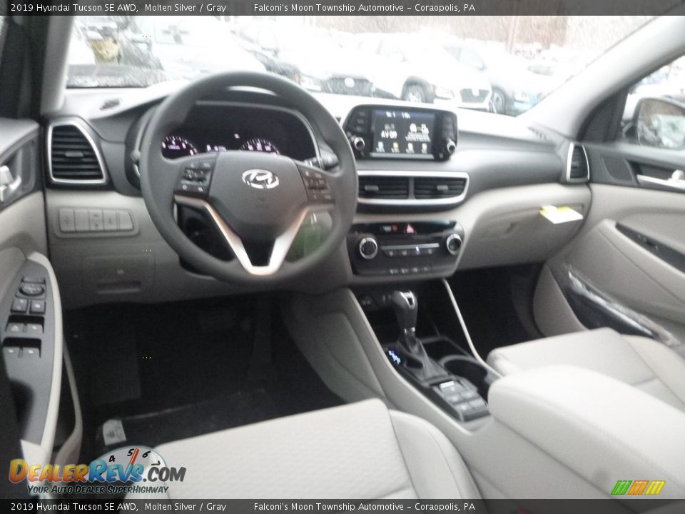 2019 Hyundai Tucson SE AWD Molten Silver / Gray Photo #9