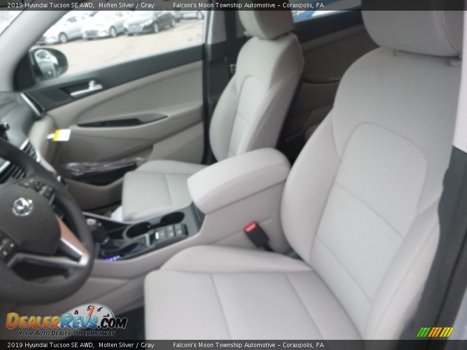 2019 Hyundai Tucson SE AWD Molten Silver / Gray Photo #11