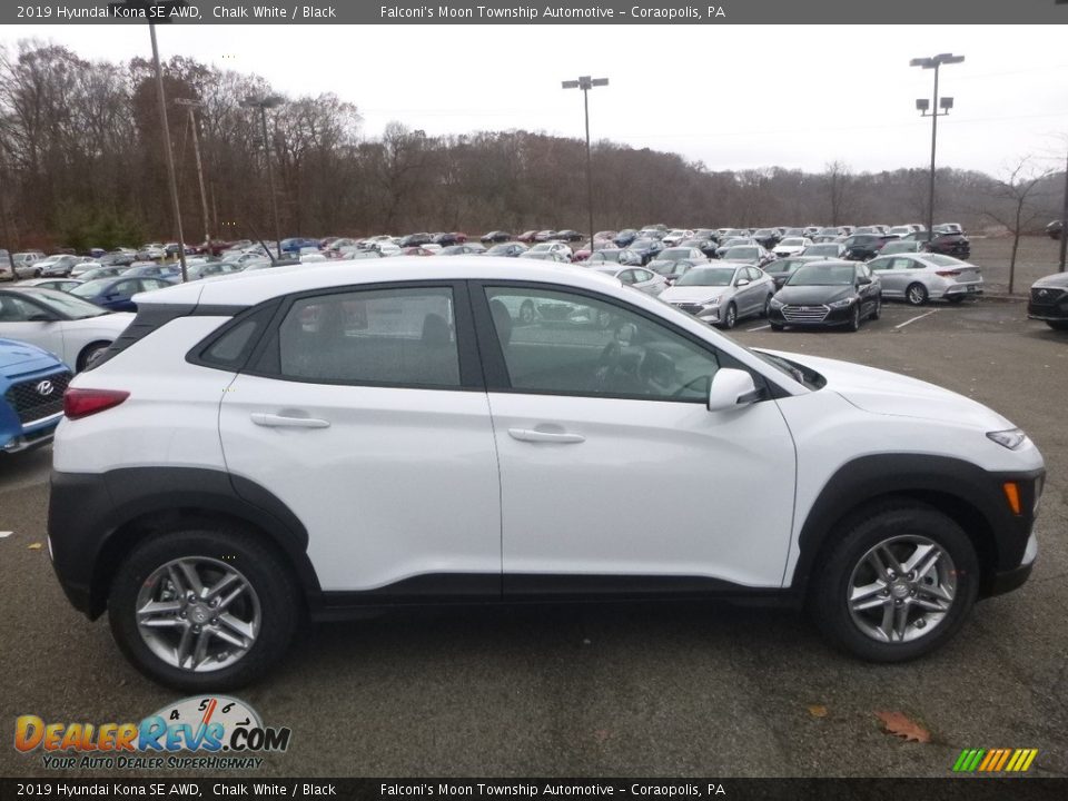 2019 Hyundai Kona SE AWD Chalk White / Black Photo #1