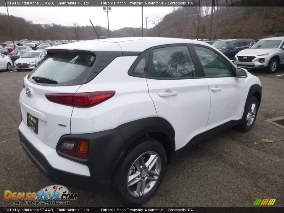 2019 Hyundai Kona SE AWD Chalk White / Black Photo #2