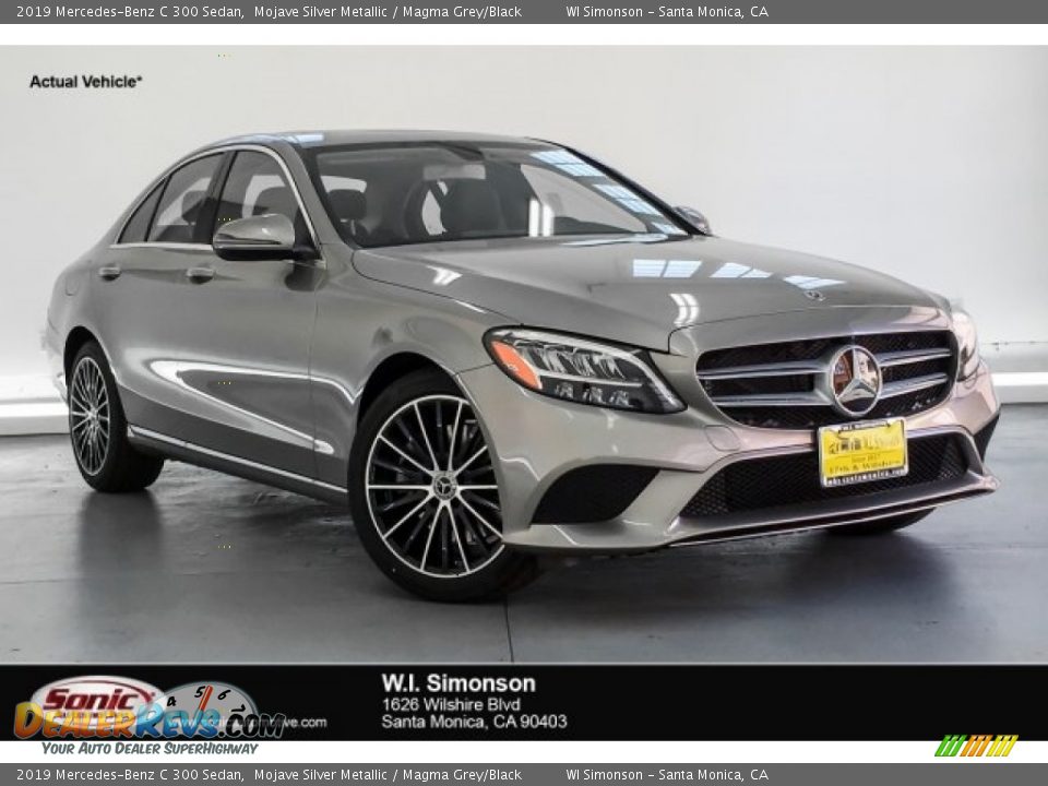 2019 Mercedes-Benz C 300 Sedan Mojave Silver Metallic / Magma Grey/Black Photo #1