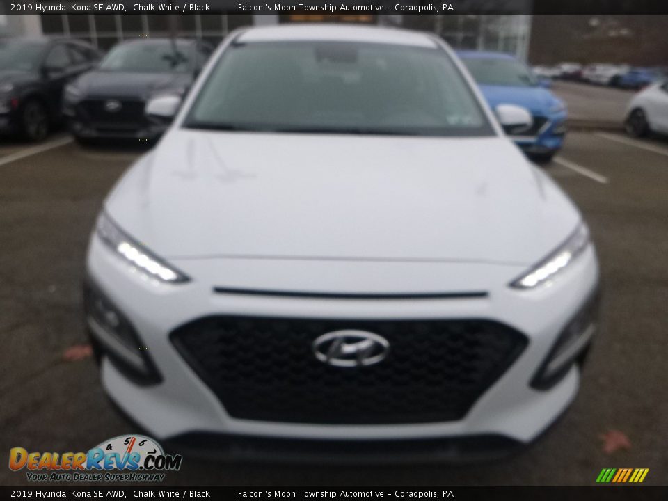 2019 Hyundai Kona SE AWD Chalk White / Black Photo #4