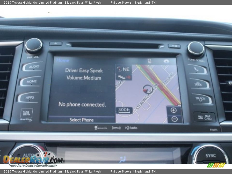 2019 Toyota Highlander Limited Platinum Blizzard Pearl White / Ash Photo #12