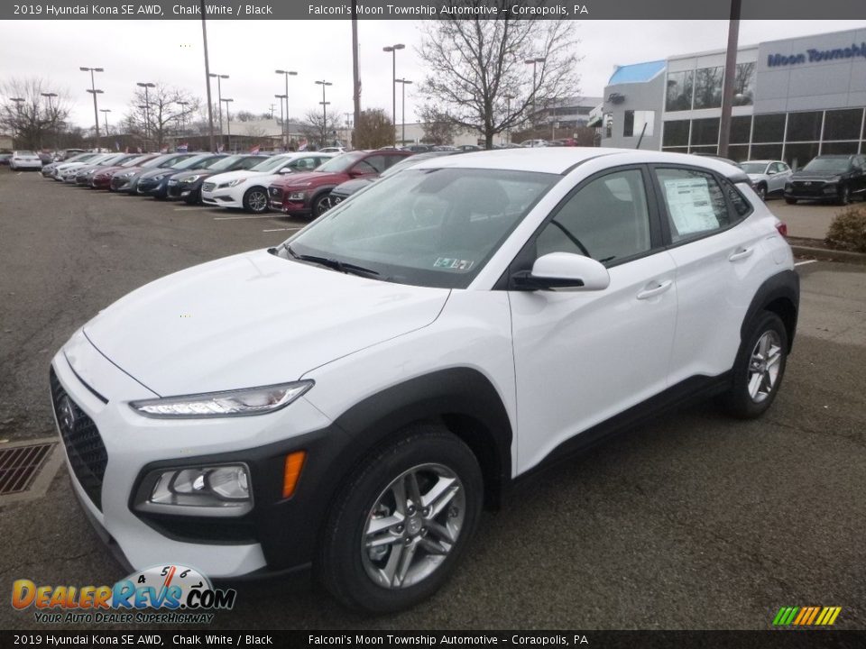 2019 Hyundai Kona SE AWD Chalk White / Black Photo #5