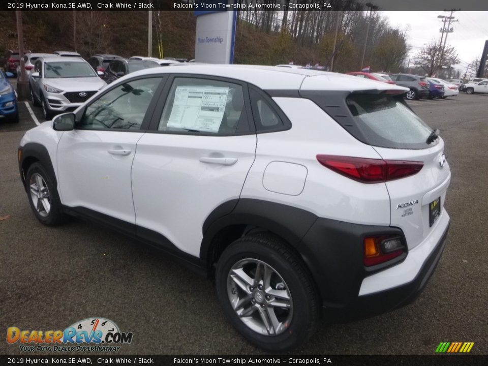 2019 Hyundai Kona SE AWD Chalk White / Black Photo #6