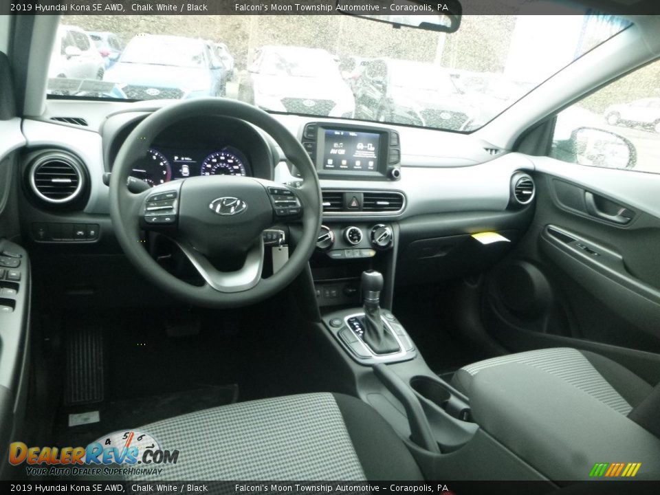 2019 Hyundai Kona SE AWD Chalk White / Black Photo #9