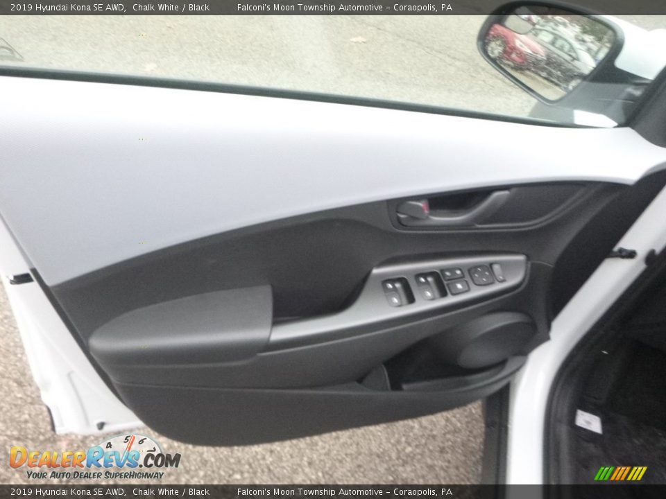 2019 Hyundai Kona SE AWD Chalk White / Black Photo #10