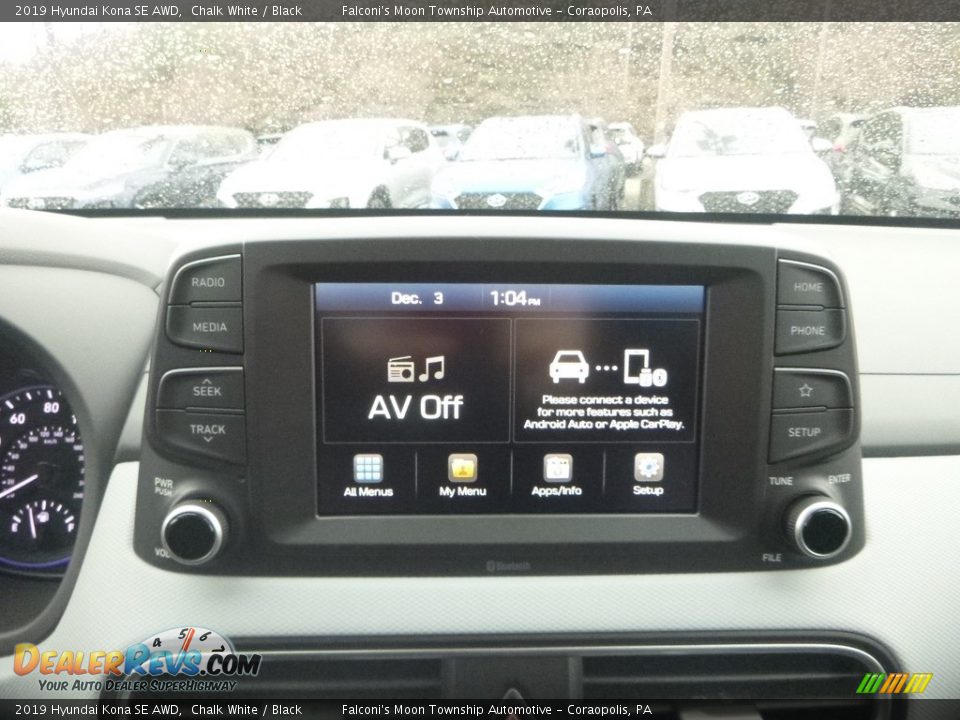2019 Hyundai Kona SE AWD Chalk White / Black Photo #13