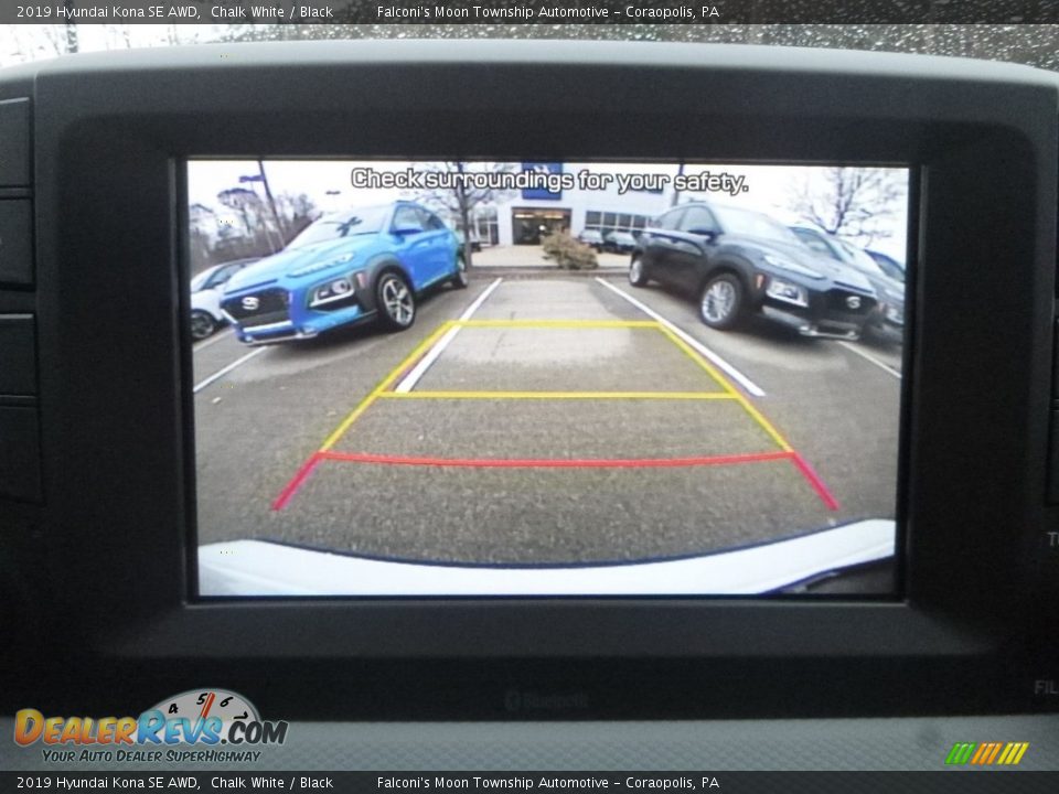 2019 Hyundai Kona SE AWD Chalk White / Black Photo #14