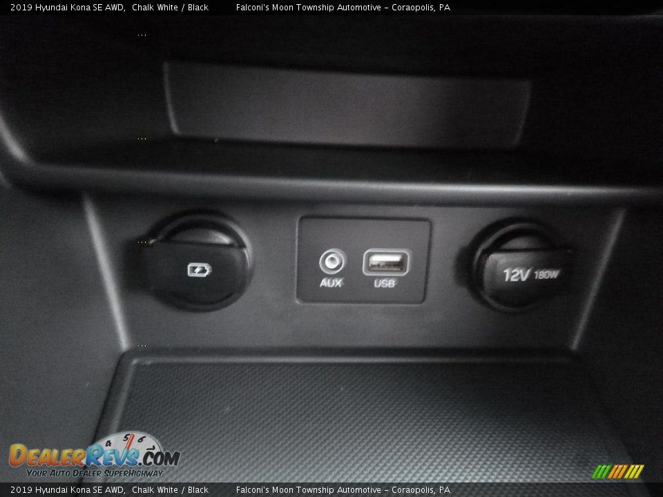 2019 Hyundai Kona SE AWD Chalk White / Black Photo #15