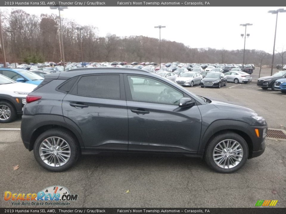 Thunder Gray 2019 Hyundai Kona SEL AWD Photo #1