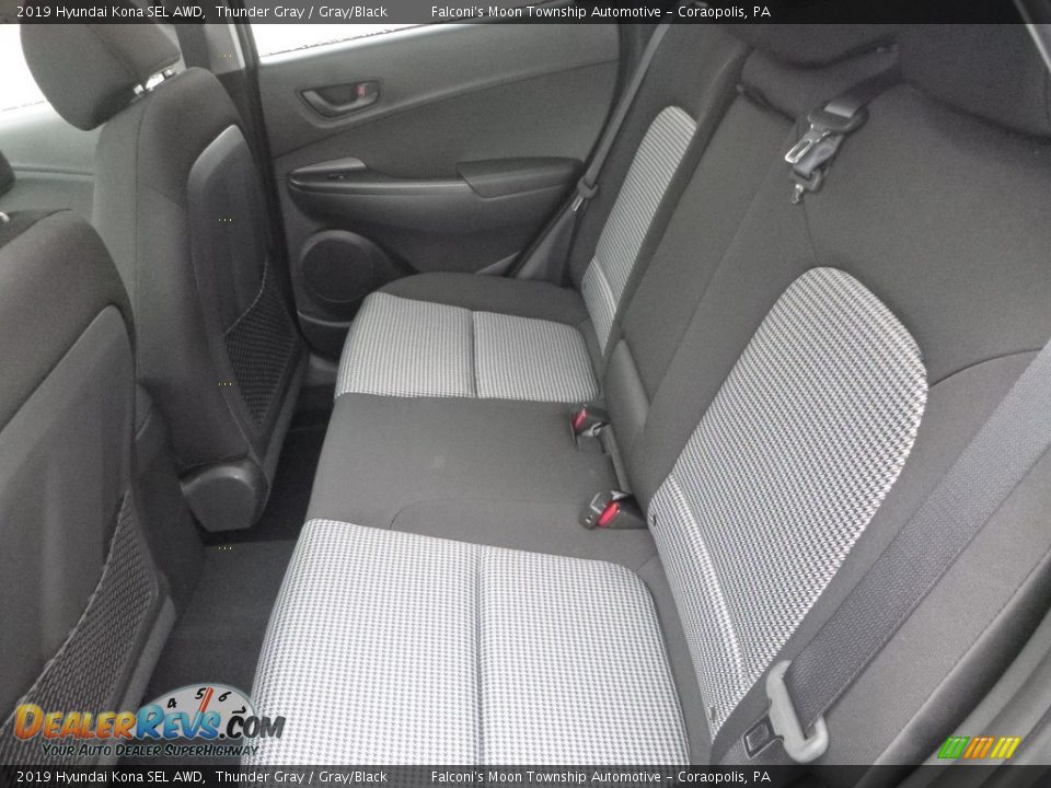 Rear Seat of 2019 Hyundai Kona SEL AWD Photo #8