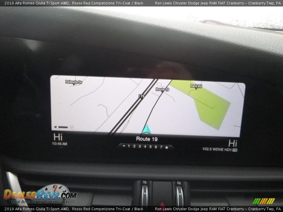 2019 Alfa Romeo Giulia Ti Sport AWD Rosso Red Competizione Tri-Coat / Black Photo #21