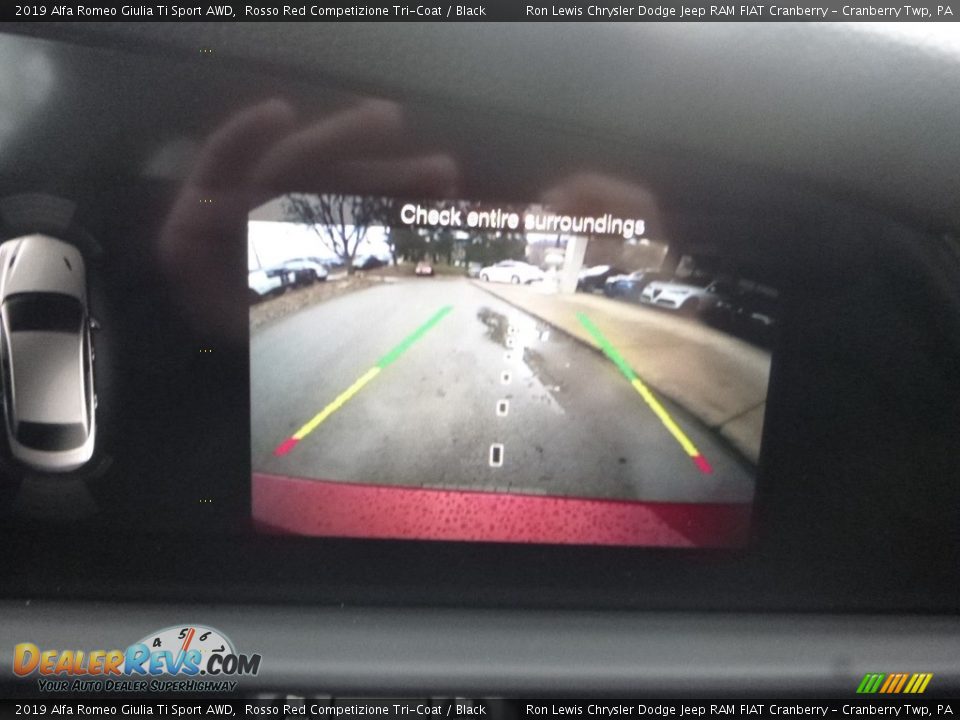 2019 Alfa Romeo Giulia Ti Sport AWD Rosso Red Competizione Tri-Coat / Black Photo #23