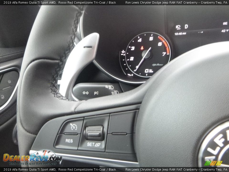 2019 Alfa Romeo Giulia Ti Sport AWD Rosso Red Competizione Tri-Coat / Black Photo #25