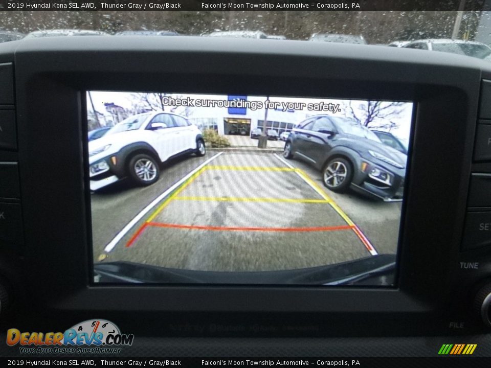 2019 Hyundai Kona SEL AWD Thunder Gray / Gray/Black Photo #15