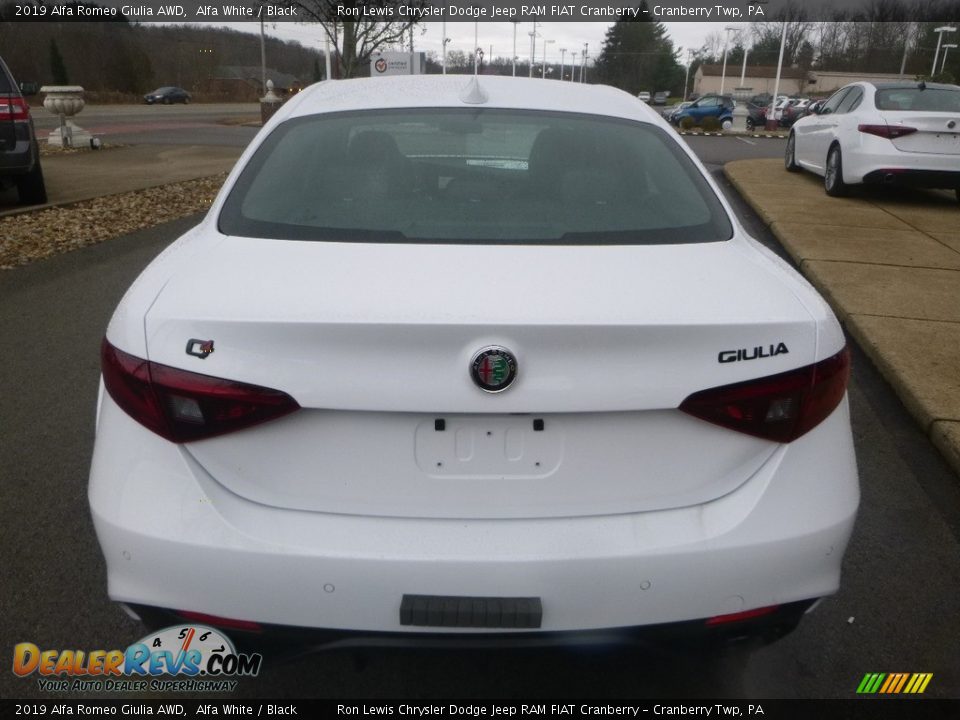 2019 Alfa Romeo Giulia AWD Alfa White / Black Photo #7