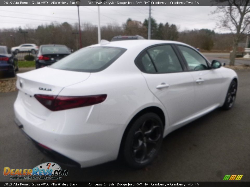 2019 Alfa Romeo Giulia AWD Alfa White / Black Photo #9