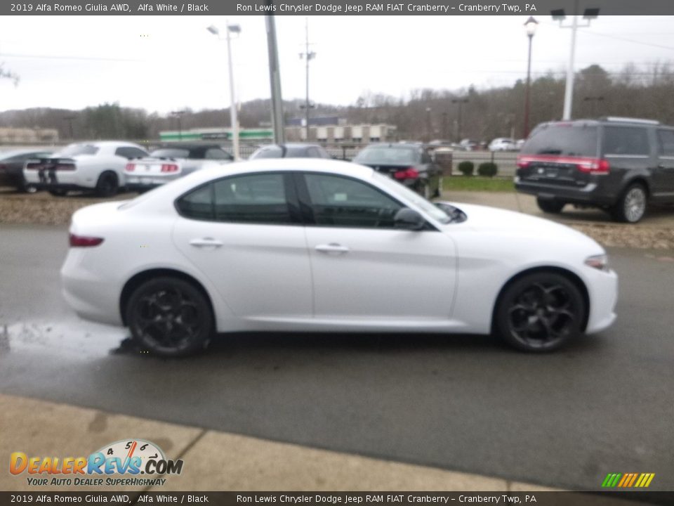 2019 Alfa Romeo Giulia AWD Alfa White / Black Photo #10